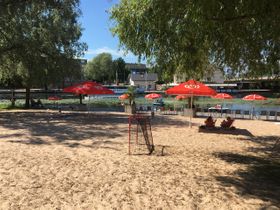 Sand för bollspel