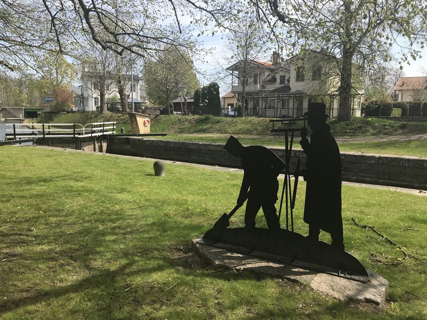 I maj 1880 togs det första spadtaget till Göta Kanal