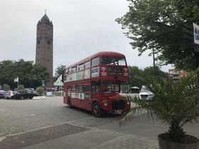 Ut ur stan möter jag London bussen