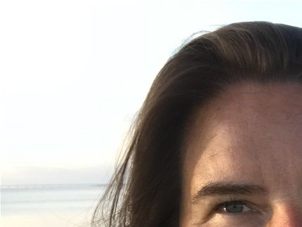 Badhytter utmed hela stranden