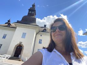 Sitter ute först men solen är varm och andra koppen blir inne